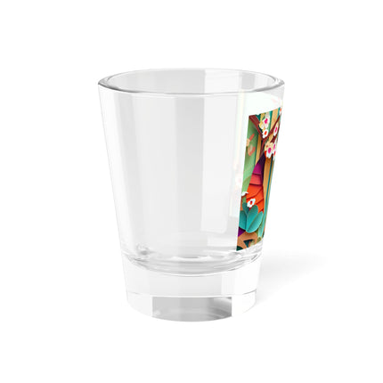 A Playful Red Panda Shot Glass, 1.5oz