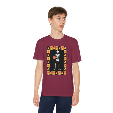Candy Corn Skeleton Youth Competitor Tee