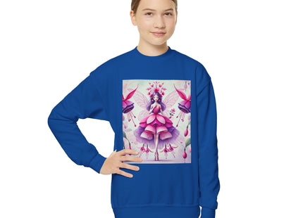 Fuchsia Fairy Youth Crewneck Sweatshirt