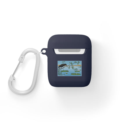 The Crow and the Frog – Enchanting Nature Art AirPods Case