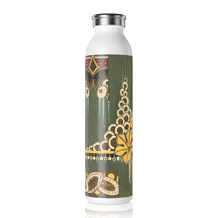 La décoration moderne dans le textile Pl. 2 by Gaston Charlet Slim Water Bottle