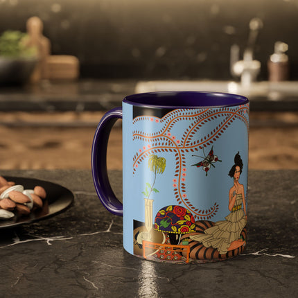 Minuit … ou l’appartement à la mode by George Barbier Colorful Mugs (11oz, 15oz)