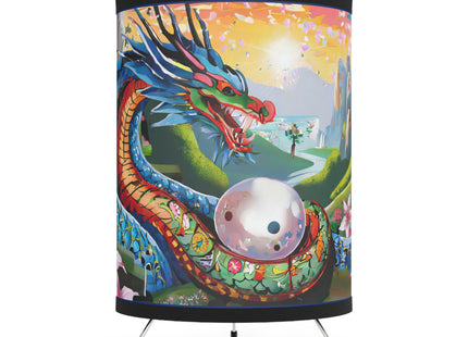 Wisdom's Guardian Tripod Lamp