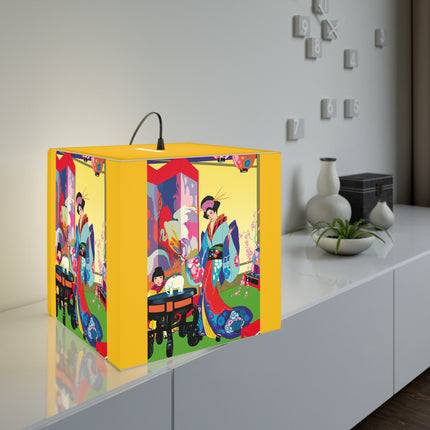 A Timeless Journey by Umberto Brunelleschi Light Cube Lamp