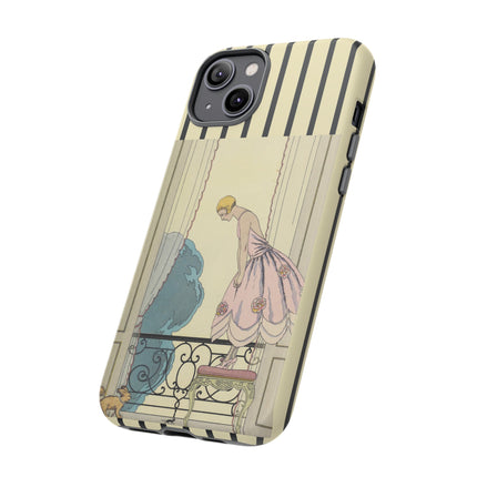 Falbalas et fanfreluches, La Souris by George Barbier Phone Cases