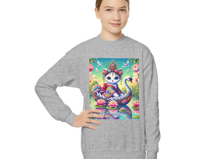 Geisha Kitten’s River Voyage Youth Crewneck Sweatshirt