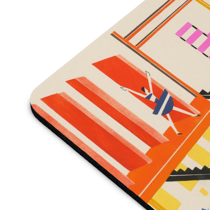 Maquettes de Théatre 4 by Alexandra Exter Mouse Pad, Round and Rectangle