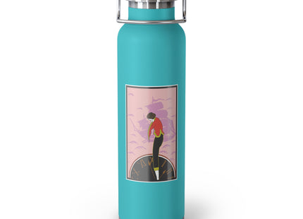 Woman Waiting for her Beloved at 1:59 by Kobayashi Kaichi Copper Vacuum Insulated Bottle, 22oz