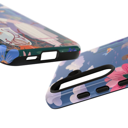 🐠🌸 The Enchanted Aquarium Garden Phone Case – Art Deco Underwater Fantasy