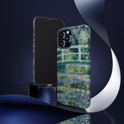 Water Lilies and Japanese Bridge by Claude Monet Phone Cases