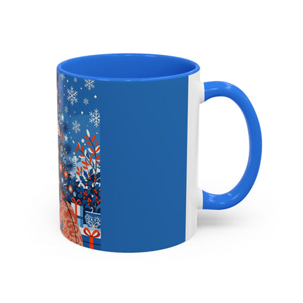🎋❄️ The Winter Lantern Celebration Colorful Mug – Elegant Asian Christmas Fantasy