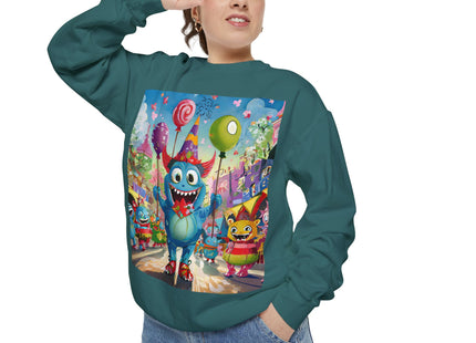 Monster Parade Madness Unisex Garment-Dyed Sweatshirt