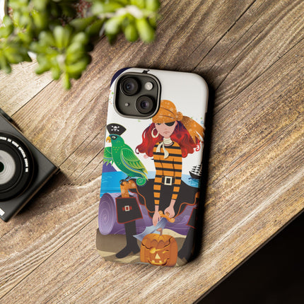 Moonlit Pirate Halloween Phone Cases