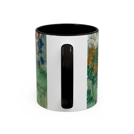 Flowers by August Babberger Colorful Mugs (11oz, 15oz)
