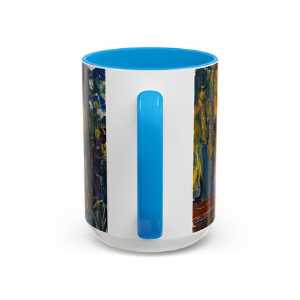 In the Park of St. Cloud by Wassily Kandinsky Colorful Mugs (11oz, 15oz)
