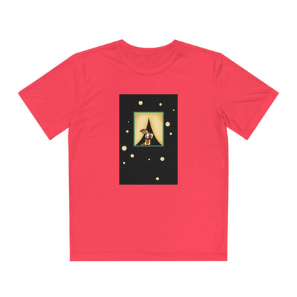 Playful Paws Youth Competitor Tee – Vintage Charm & Curious Adventure