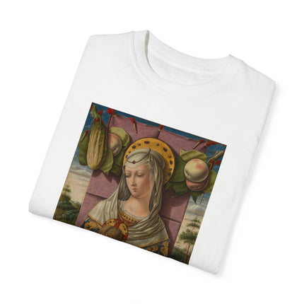 Madonna and Child by Carlo Crivelli Unisex Garment-Dyed T-shirt