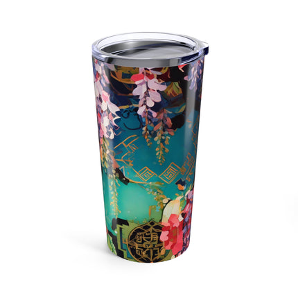 Golden Wisteria Symphony Tumbler 20oz
