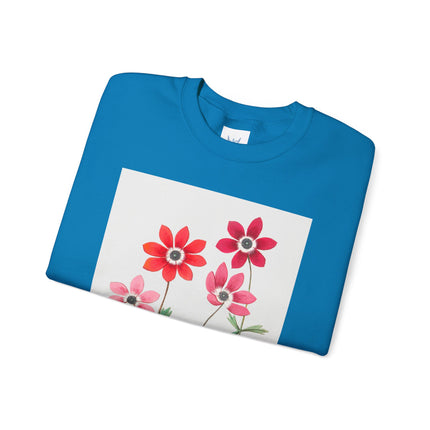 Anemoon, Anemone by Anselmus Boëtius de Boodt Heavy Blend™ Crewneck Sweatshirt