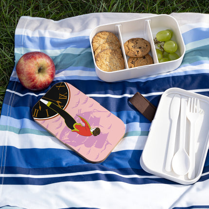 Woman Waiting for her Beloved at 1:59 Bento Lunch Box