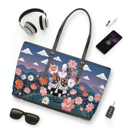 🌸🎀 The Grand Floral Promenade Shoulder Bag – Art Deco Fashion Fantasy