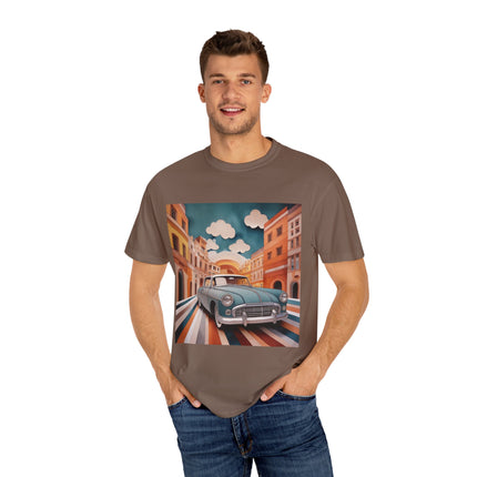 1960 Alfa Romeo Giulietta Unisex Garment-Dyed T-shirt