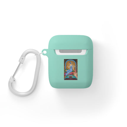 September & Sapphire AirPods Case — Gem Series by Sofia Chiostri