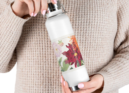 Dahlia by Tanigami Kônan Copper Vacuum Insulated Bottle, 22oz