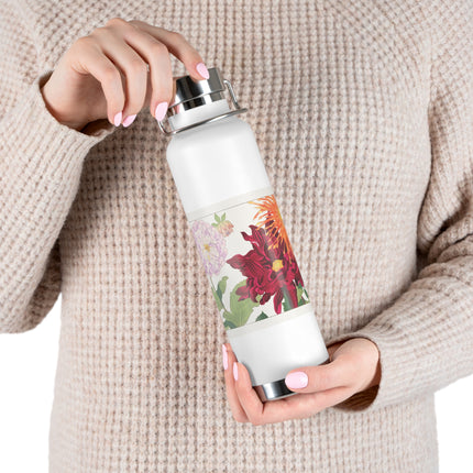 Dahlia by Tanigami Kônan Copper Vacuum Insulated Bottle, 22oz