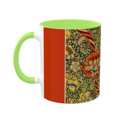 Chintz the Wandle Design by William Morris Colorful Mugs, 11oz