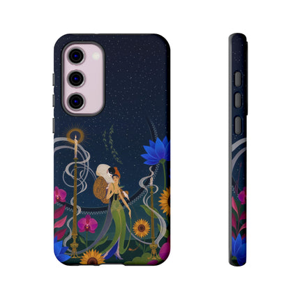 🌙🕯️ The Lady Of The Midnight Garden Phone Case – Art Deco Nocturne