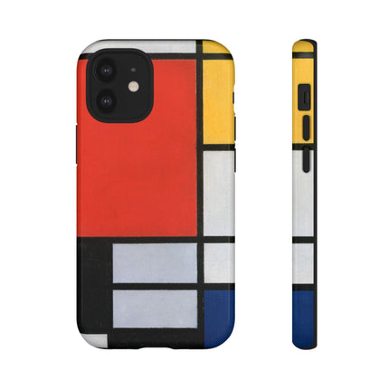 Composition with Red, Yellow, Blue, and Black by Piet Mondrian Phone Cases