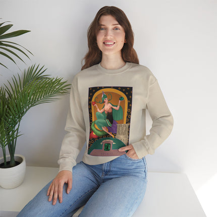 May & Emerald (from the Gem Series) by Sofia Chiostri Heavy Blend™ Crewneck Sweatshirt