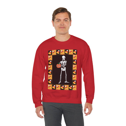 Candy Corn Skeleton Unisex Heavy Blend™ Crewneck Sweatshirt