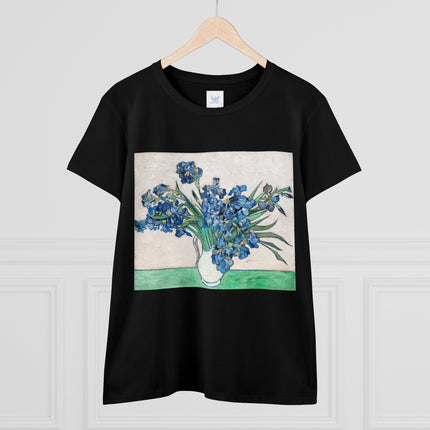 Irises by Van Gogh Women's Midweight Cotton Tee