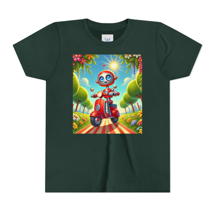 The Traveling Robot Youth Short Sleeve Tee