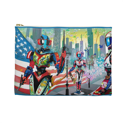 High Fashion Cyberpunk CIA Robots Pencil Case