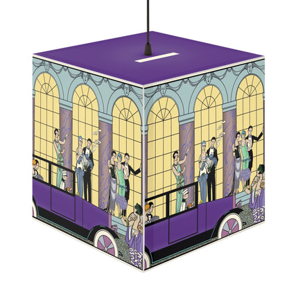 Au Revoir by George Barbier Light Cube Lamp