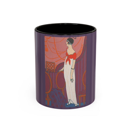 L’Entracte by Georges Lepape Colorful Mugs (11oz, 15oz)