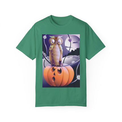 The Startled Pumpkin Unisex Garment-Dyed T-shirt