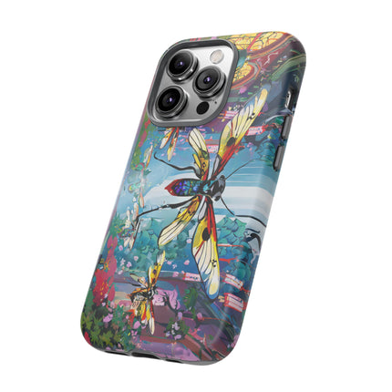 Neon Swarm Phone Cases