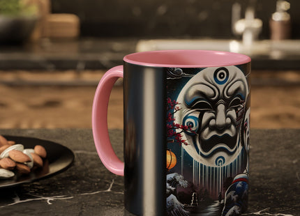 Geisha’s Black Ink Tears Colorful Mugs (11oz, 15oz)