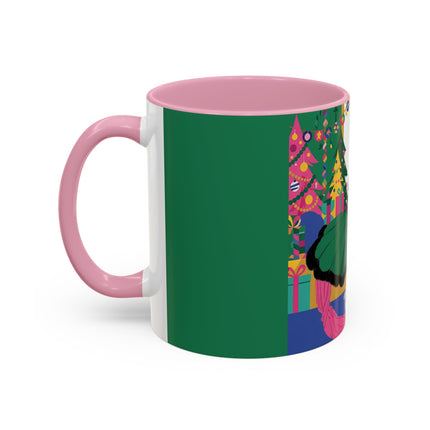 🎄🎁 The Emerald Christmas Belle Colorful Mug – Colorful Holiday Fashion Fantasy