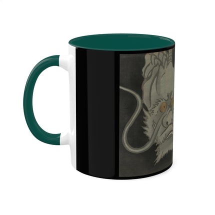 Dragon by Kamisaka Sekka Colorful Mugs, 11oz