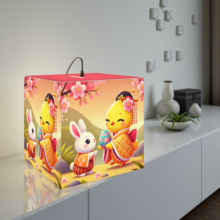 Whimsical Springtime Exchange Light Cube Lamp