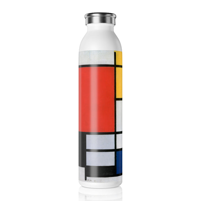 Composition with Red, Yellow, Blue, and Black by Piet Mondrian Vagabond Slim Water Bottle