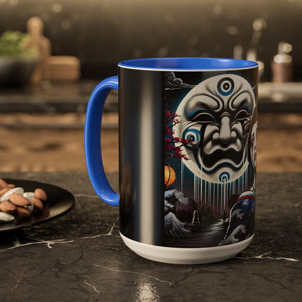 Geisha’s Black Ink Tears Colorful Mugs (11oz, 15oz)