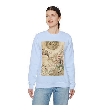Sur talons rouges (On Red Heels) pl 01 by Gerda Wegener Heavy Blend™ Crewneck Sweatshirt