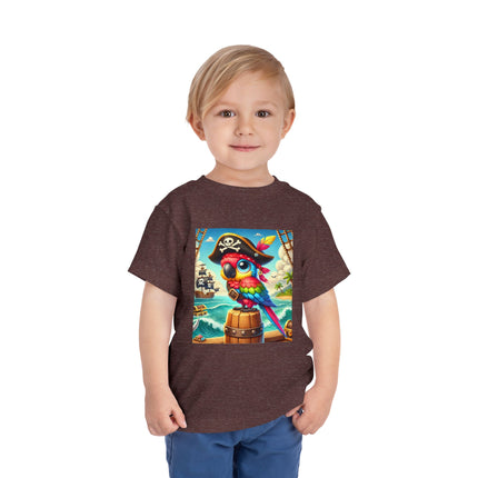 Captain Parrot and the Treasure Seas Toddler Short Sleeve Tee