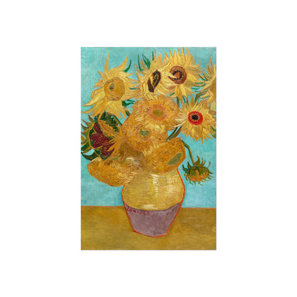 Vase with Twelve Sunflowers by Vincent Van Gogh Fine Art Posters